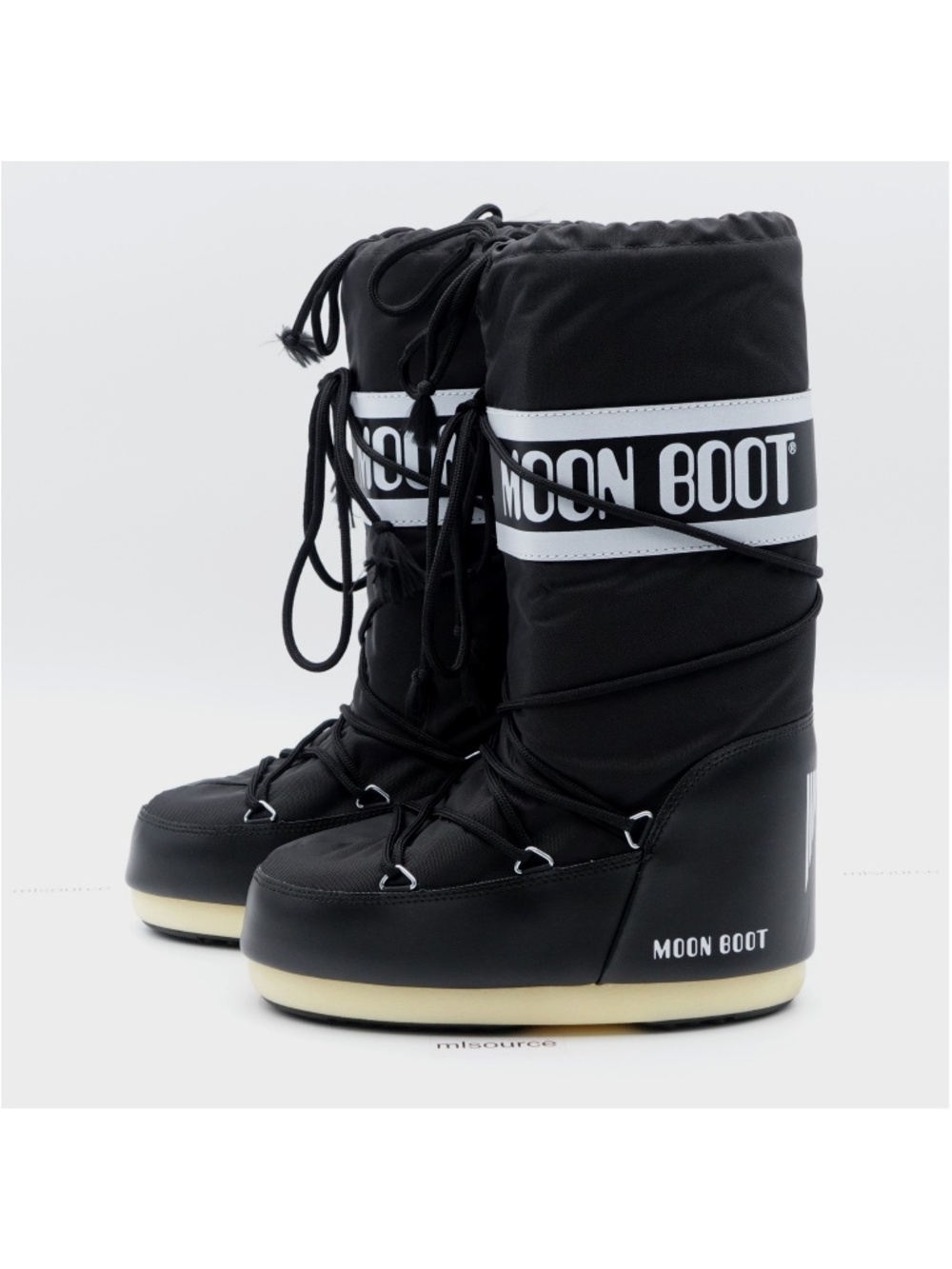 NEW Moon Boot Icon Nylon Snow Boots 80D1400440-N001 Black